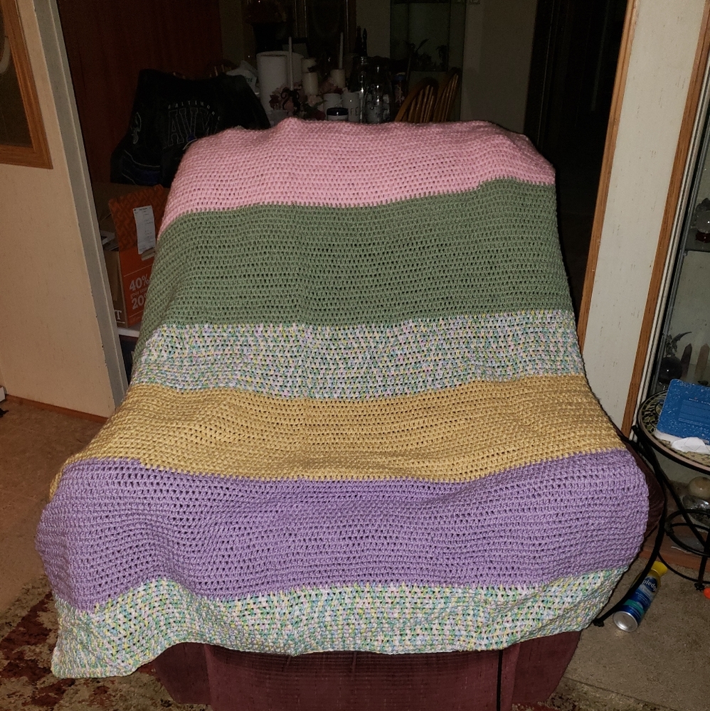 Hand made lap Afghan